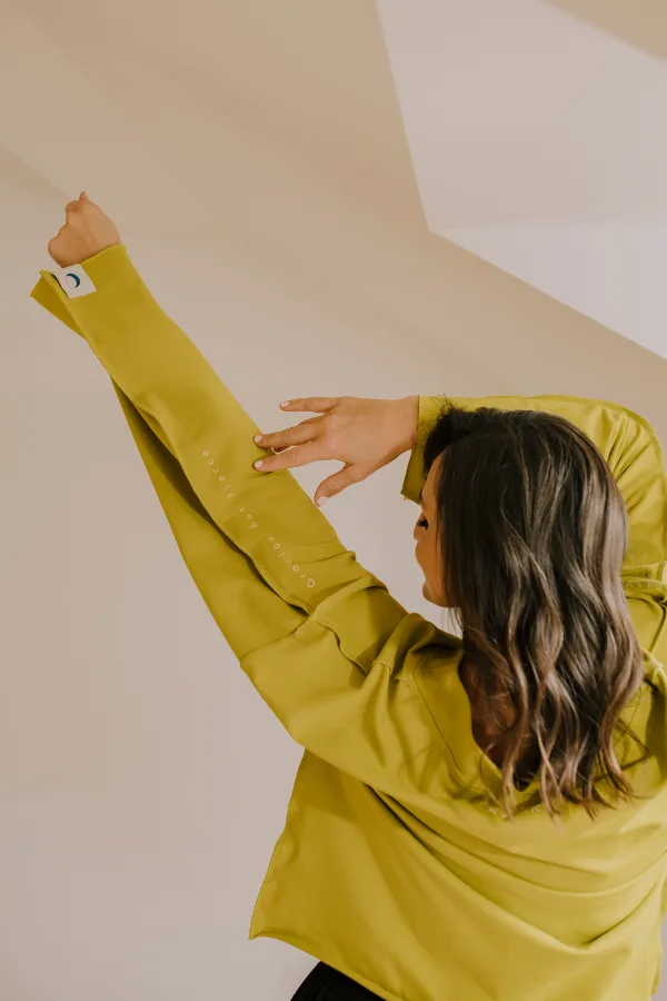 'Fierce' Sweatshirt in Fresh Lime