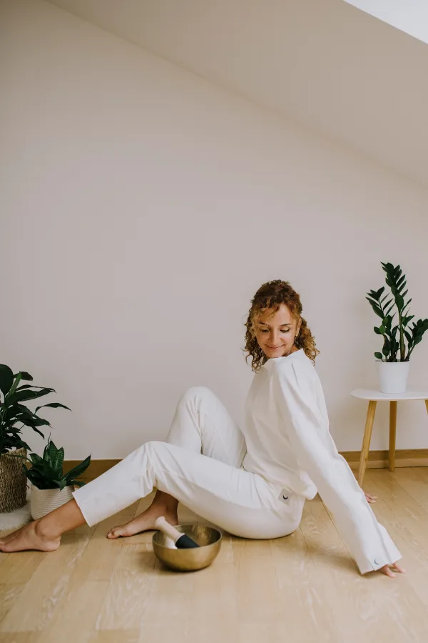 'Gracious' Sweatpants in Pure White