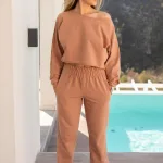 'Fierce' Sweatpants in Nude 3.0