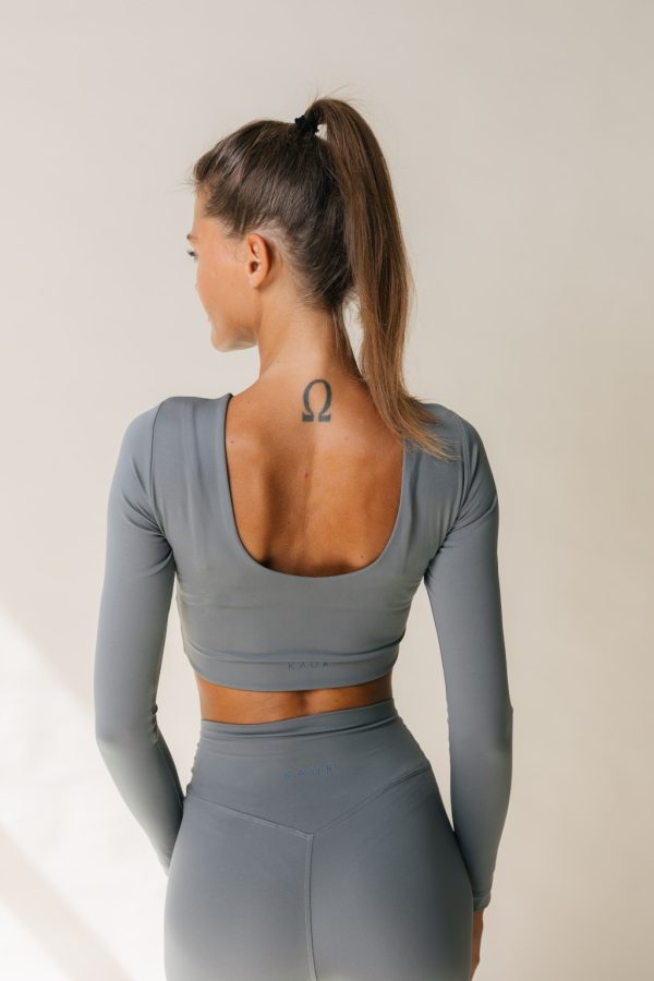 Movement Long Sleeve Top in Warm Gray