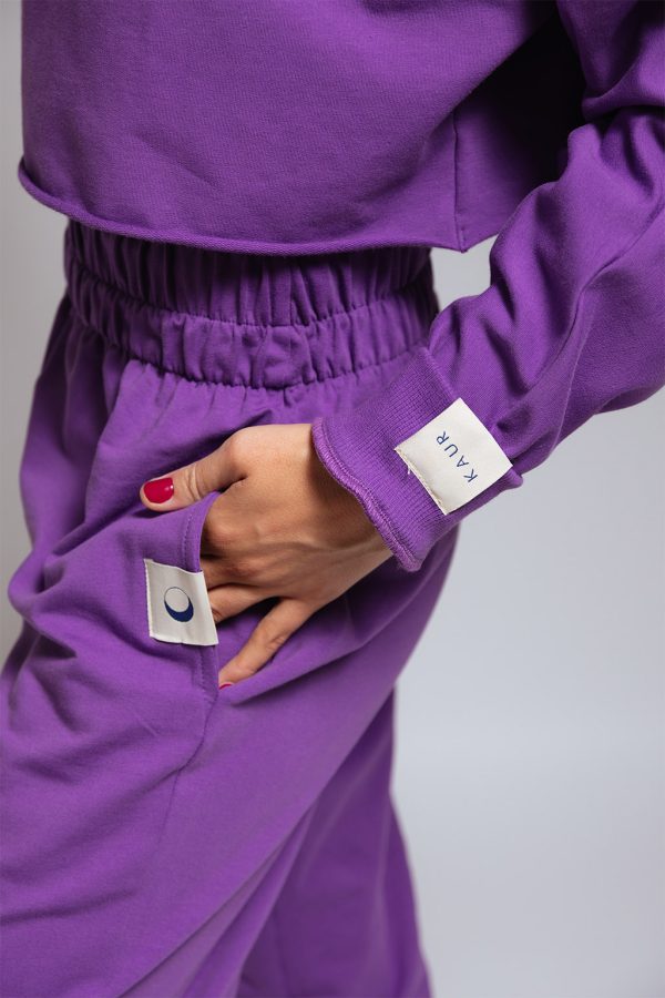 'Fierce' Sweatpants in Royal Purple 3.0