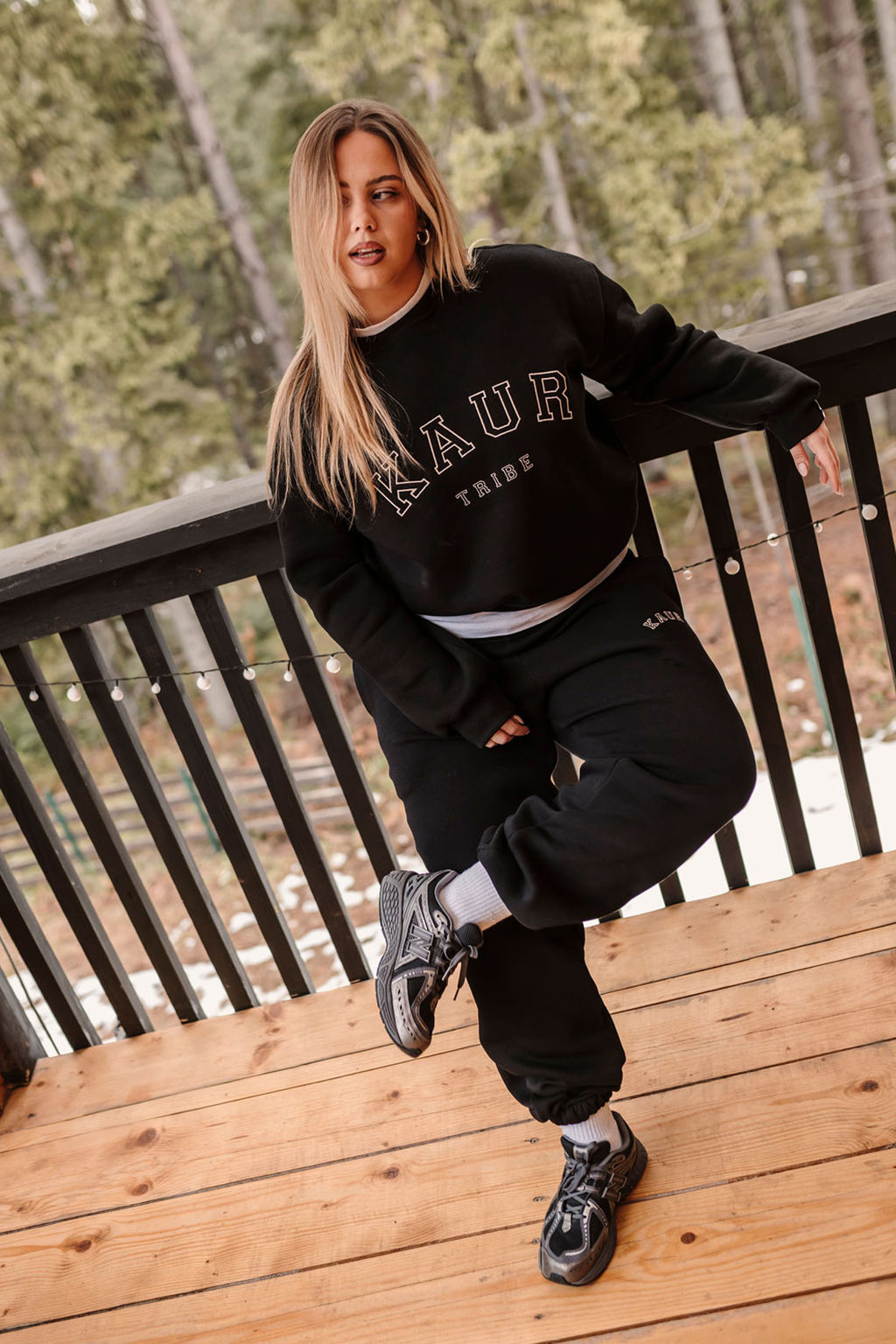 Tribe Sweatshirt in Black - Image 2