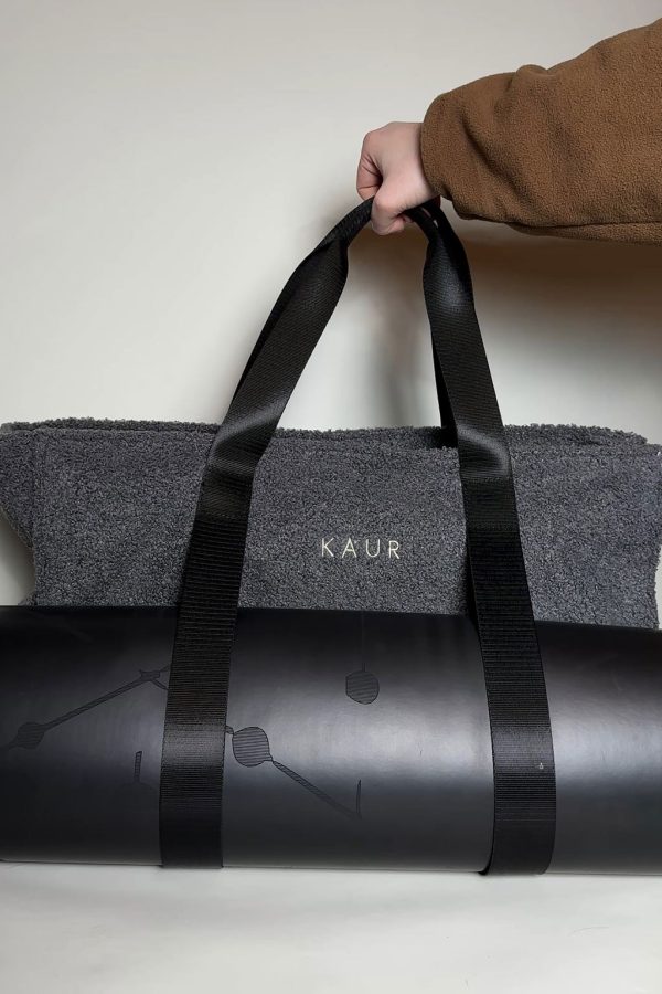 KAUR Yoga Bag in Teddy Anthracite