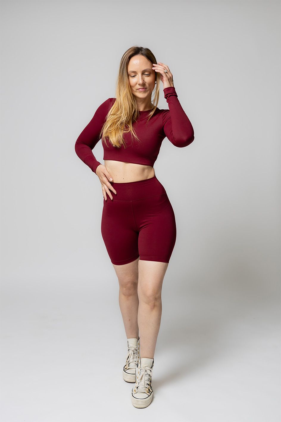 Movement Shorts in Burgundy - Image 12