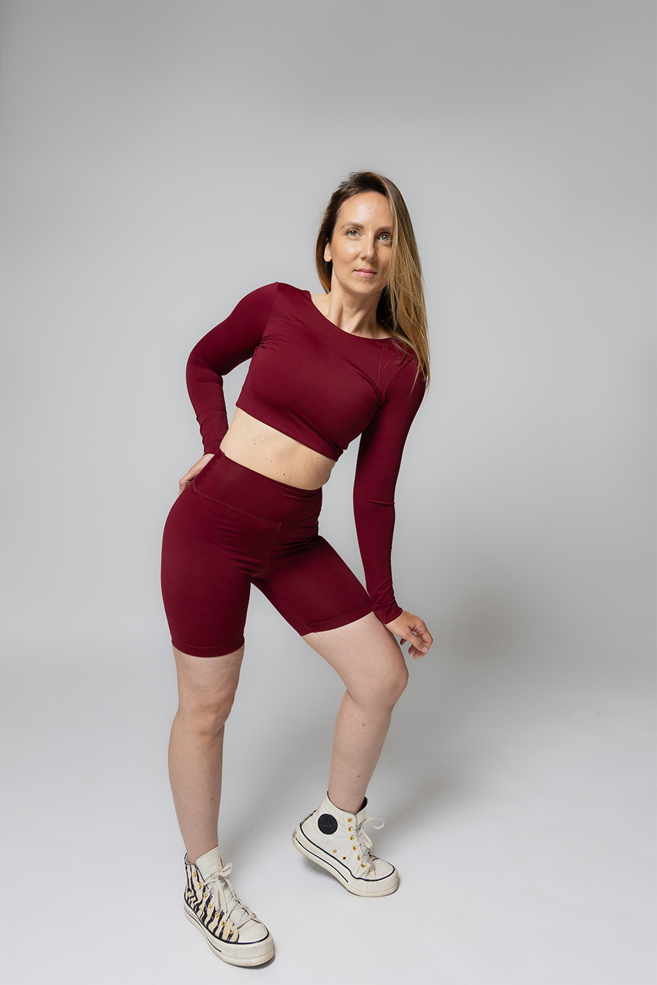 Movement Shorts in Burgundy - Image 6