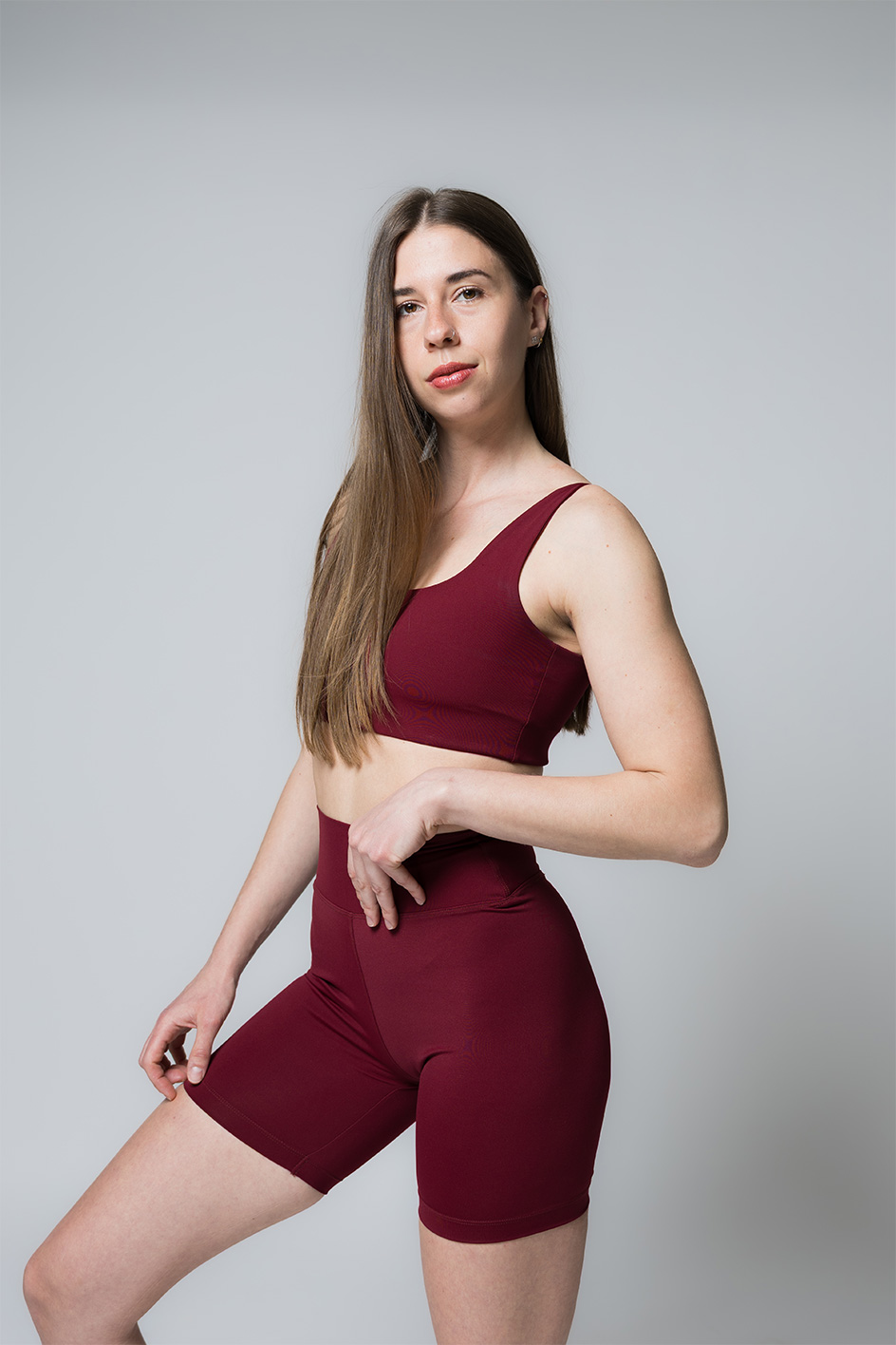 Movement Shorts in Burgundy - Image 10