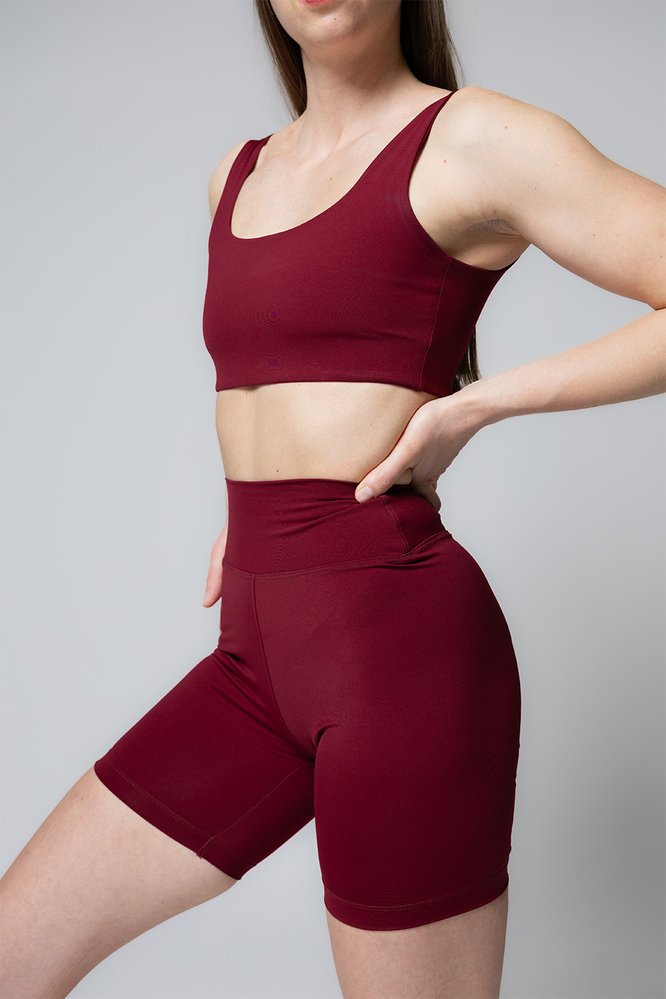 Movement Shorts in Burgundy - Image 5