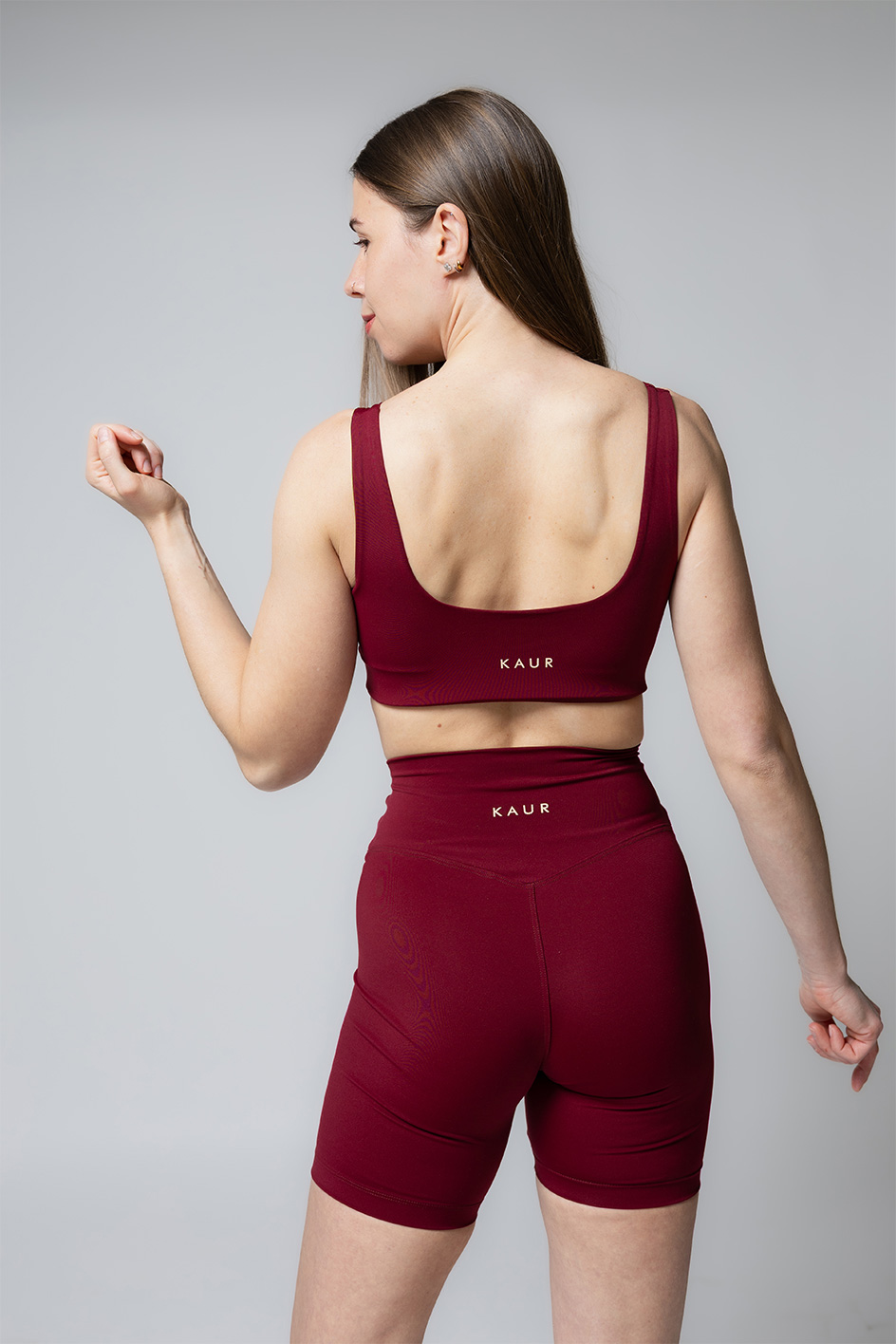 Movement Shorts in Burgundy - Image 3