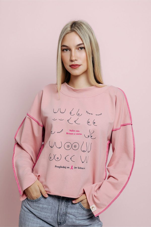 KAUR x Think Pink Swetshirt